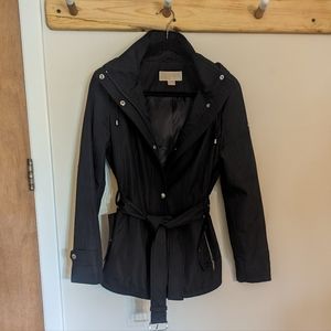 MICHAEL Michael Kors black trench coat